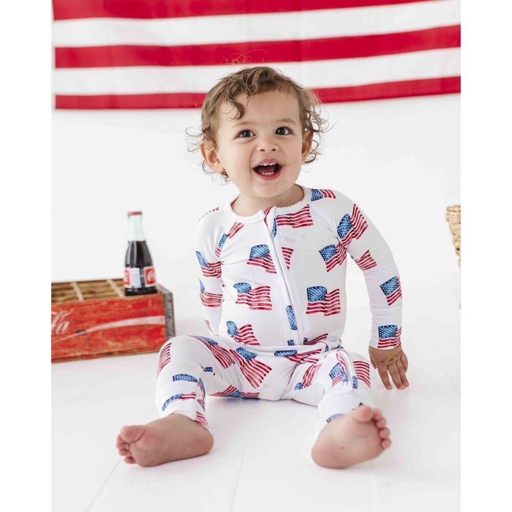 Bums & Roses Girls  Red White & Cute Convertible Romper, Multicolor